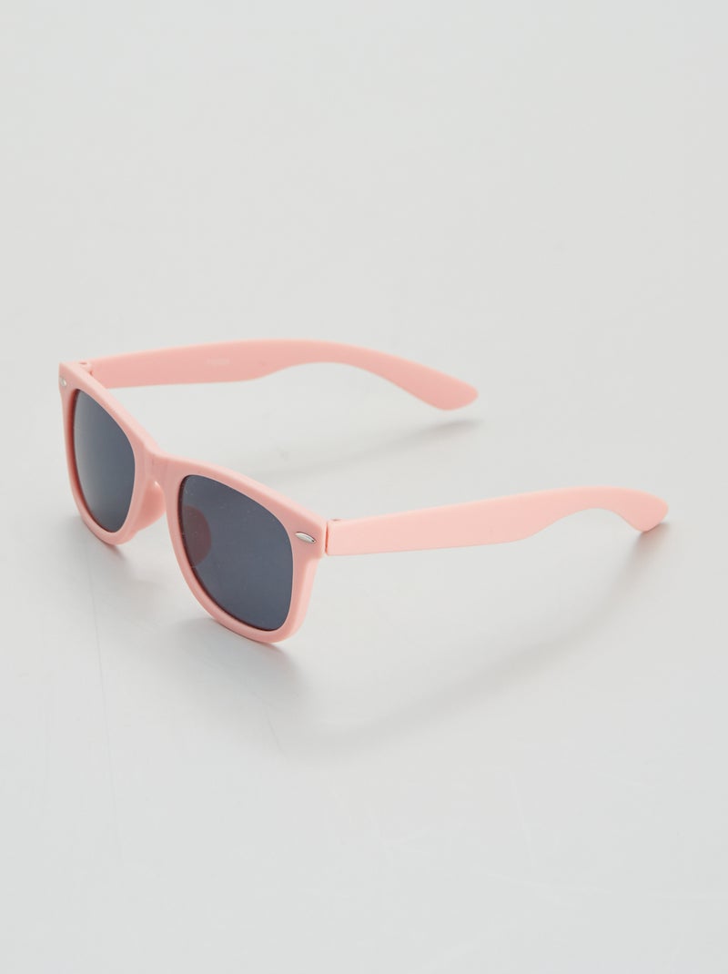 Lunettes de soleil UV3 bordeau clair - Kiabi