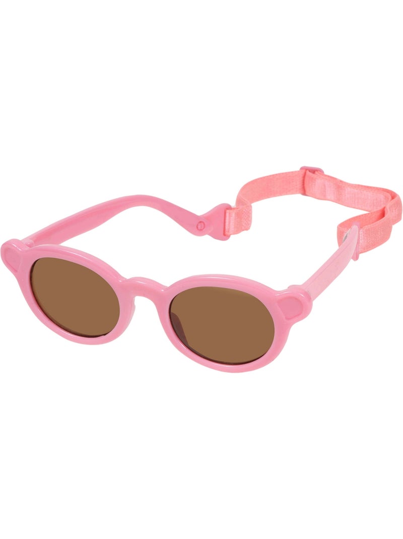Lunettes de soleil verres polarisants, verres polycarbonates, branches bébé fille Isotoner Rose bonbon - Kiabi