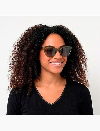 Lunettes de soleil verres polarisants, verres polycarbonates, branches femme isotoner