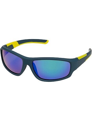 Lunettes de soleil sport, 7-9 ans, Verres miroirs catégorie 3 garçon Isotoner