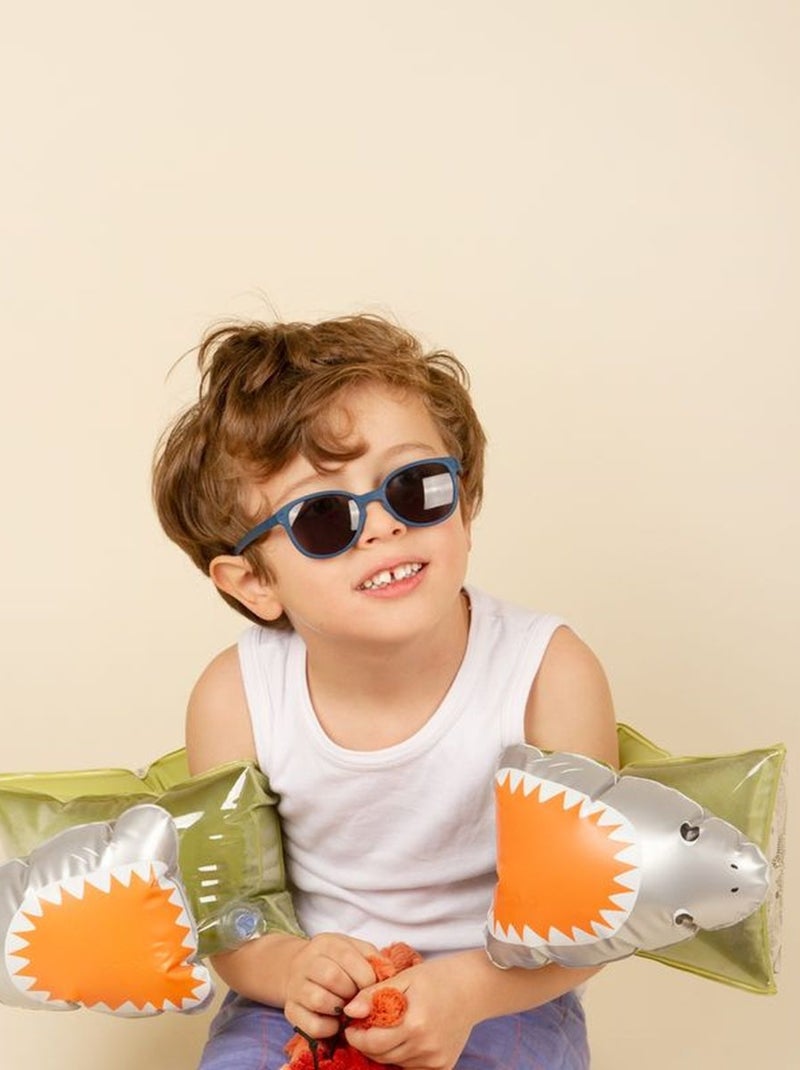 Lunettes de soleil Wazz Bleu denim - Kiabi