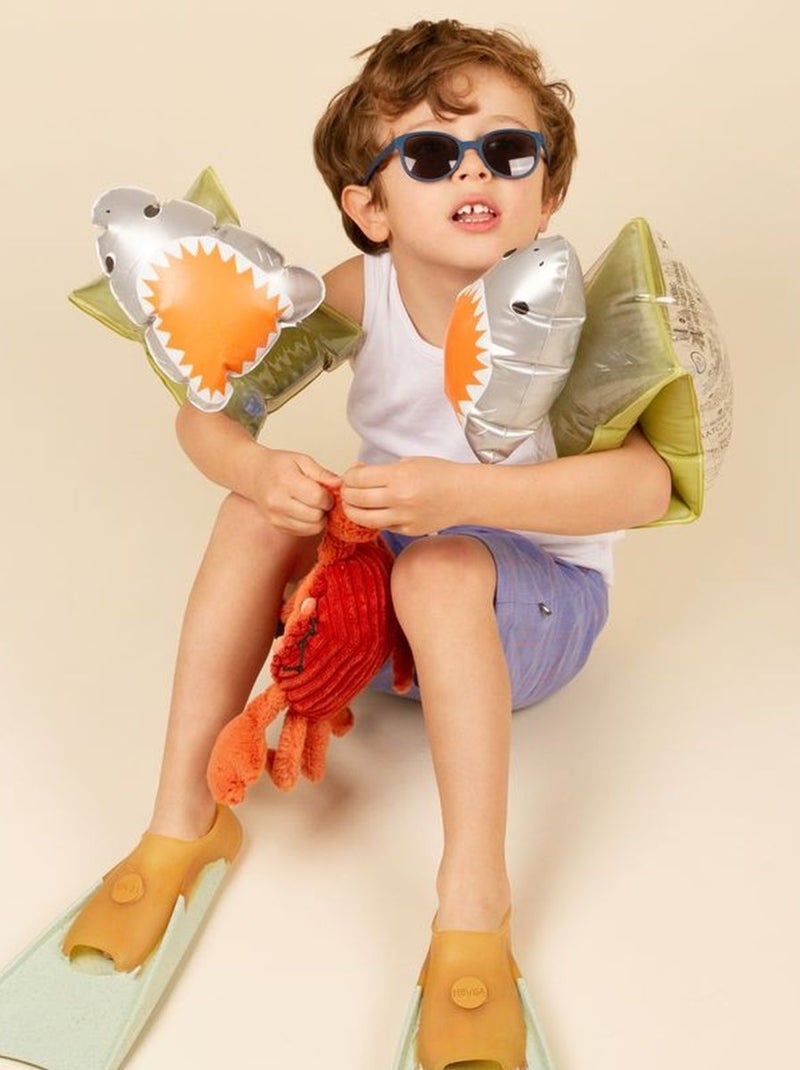 Lunettes de soleil Wazz Bleu denim - Kiabi
