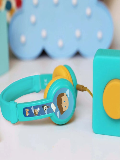 Lunii - Casque audio vert - Compatible avec Ma Fabrique à Histoires - Pour les enfants de 3 à 8 ans - Kiabi