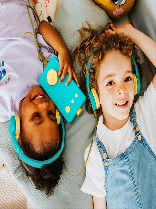 Lunii - Casque audio vert - Compatible avec Ma Fabrique à Histoires - Pour les enfants de 3 à 8 ans - Kiabi