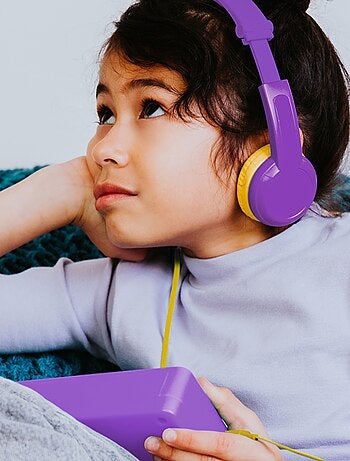 Lunii - Casque audio violet - Pour les enfants de 3 à 8 ans