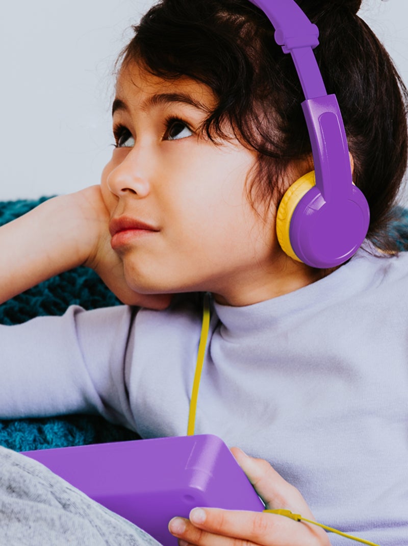 Lunii - Casque audio violet - Pour les enfants de 3 à 8 ans Violet - Kiabi