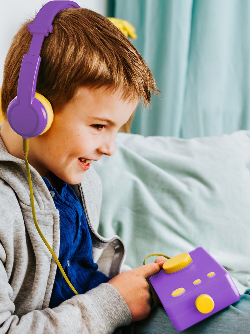 Lunii - Casque audio violet - Pour les enfants de 3 à 8 ans Violet - Kiabi