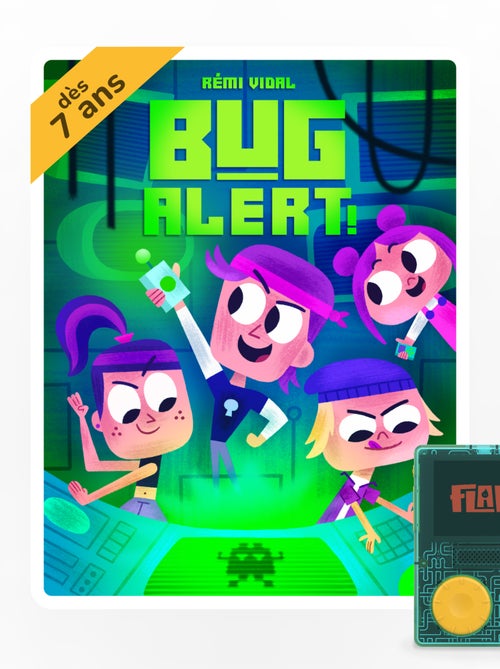Lunii - Coffret Bug Alert - Livre audio interactif dès 7 ans à écouter sur FLAM - Kiabi