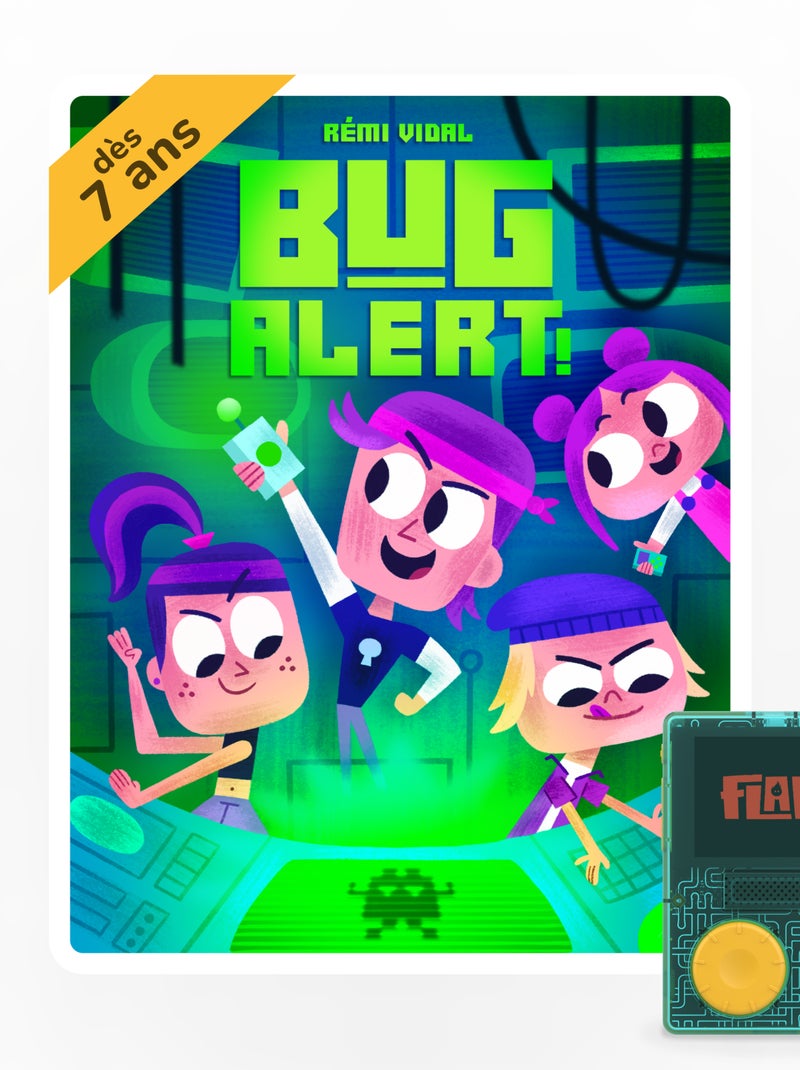 Lunii - Coffret Bug Alert - Livre audio interactif dès 7 ans à écouter sur FLAM Multicolore - Kiabi