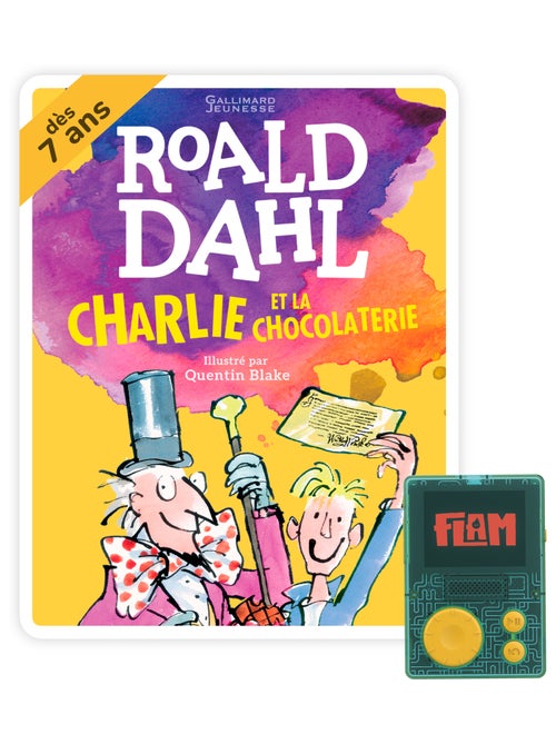 Lunii - Coffret Charlie et la chocolaterie - Livre audio interactif dés 7 ans à écouter sur FLAM - Kiabi