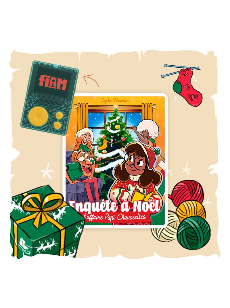Lunii - Coffret L'affaire Papi Chaussettes - Livre audio interactif dés 7 ans à écouter sur FLAM N/A - Kiabi