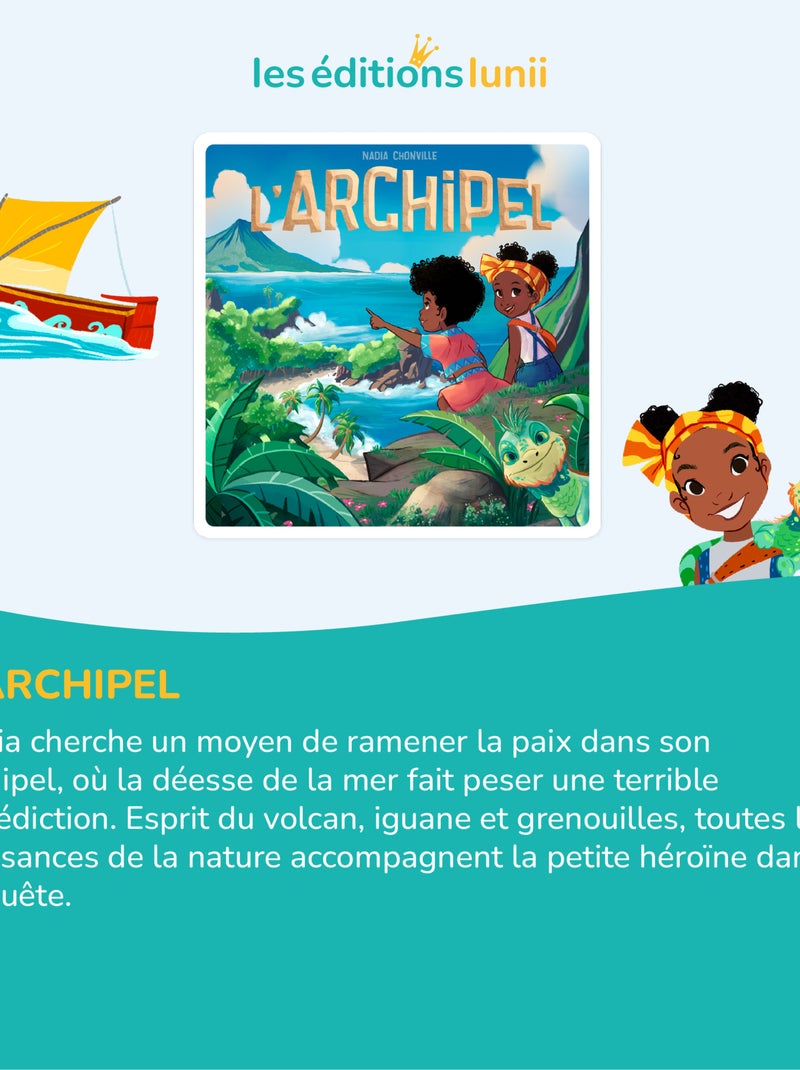 Lunii - Coffret L'Archipel - Livre audio interactif dés 5 ans à écouter sur Ma Fabrique à Histoires N/A - Kiabi