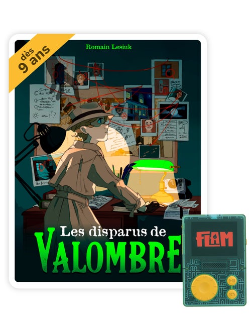 Lunii - Coffret Les disparus de Valombre - Livre audio interactif dés 9 ans à écouter sur FLAM - Kiabi