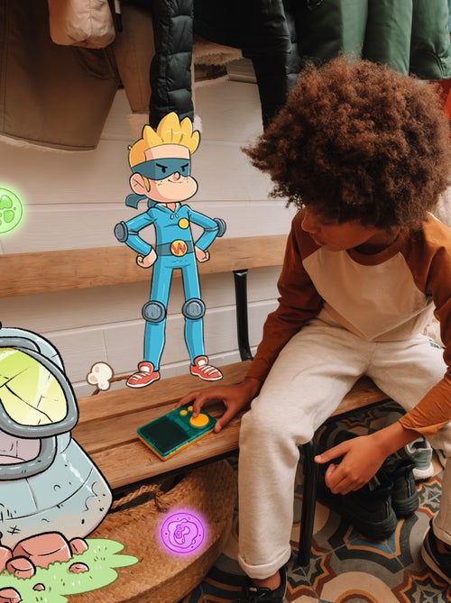 Lunii - Coffret Super Wallace - Livre audio interactif dés 7 ans à écouter sur FLAM - Kiabi