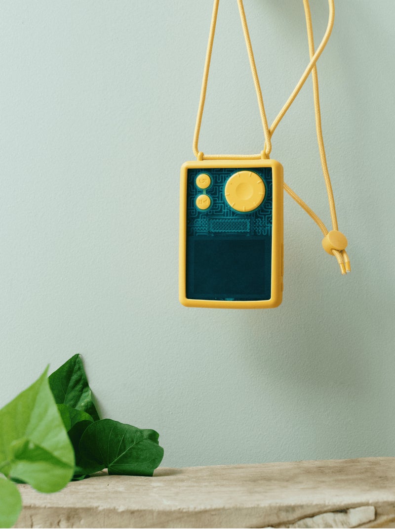 Lunii - Coque anti-chocs officielle pour baladeur audio interactif FLAM Jaune - Kiabi