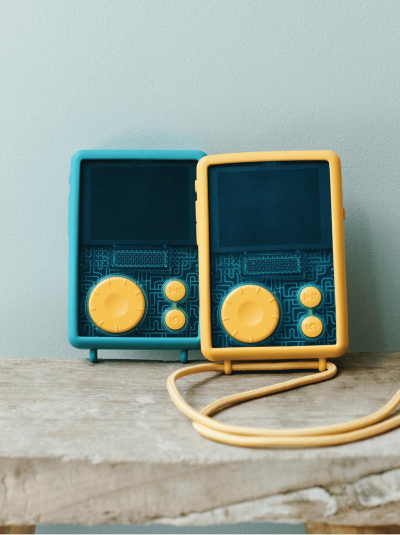 Lunii - Coque anti-chocs officielle pour baladeur audio interactif FLAM Jaune - Kiabi