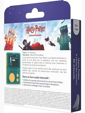 Lunii - harry potter tome 1 à l'ecole des sorciers (8 heures d'écoute)