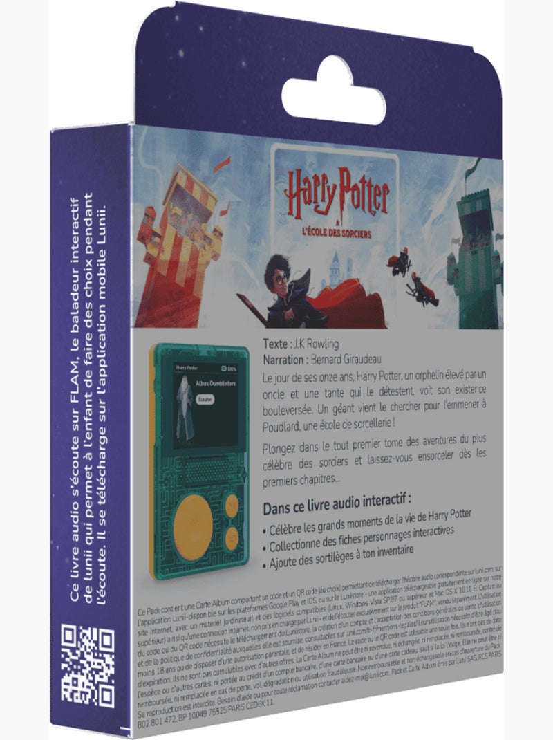 Lunii - harry potter tome 1 à l'ecole des sorciers (8 heures d'écoute) N/A - Kiabi