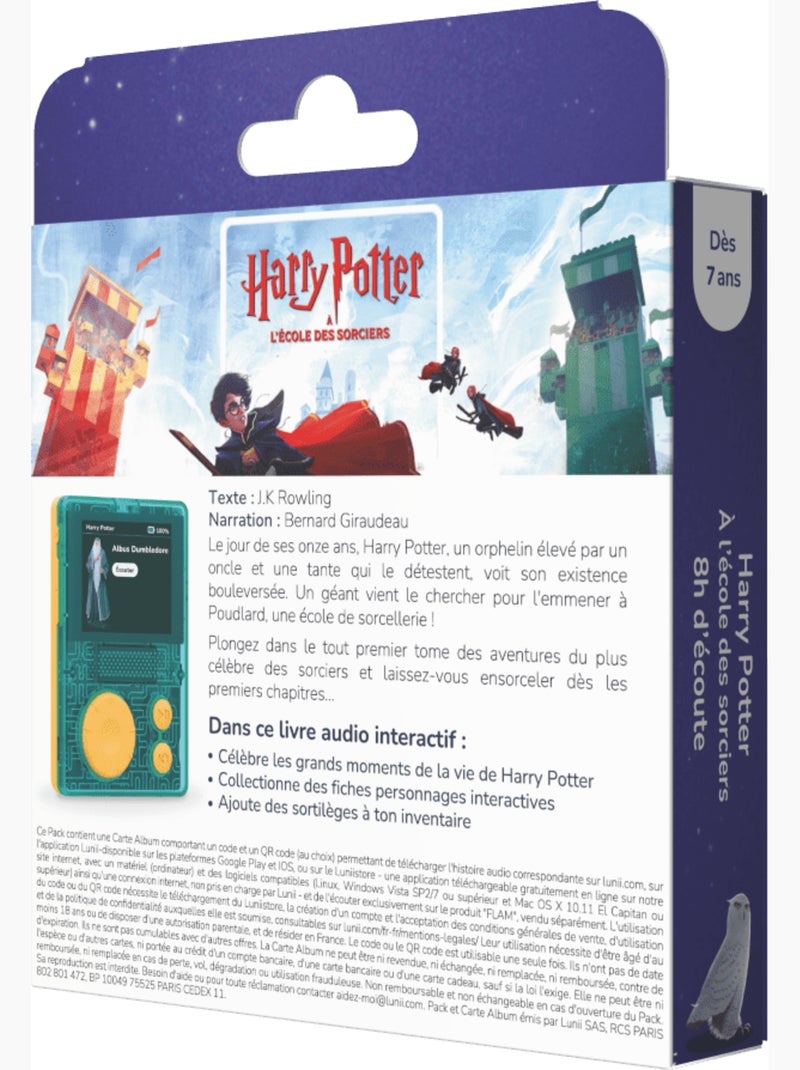 Lunii - harry potter tome 1 à l'ecole des sorciers (8 heures d'écoute) N/A - Kiabi