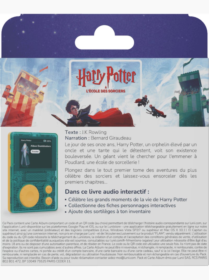 Lunii - harry potter tome 1 à l'ecole des sorciers (8 heures d'écoute) N/A - Kiabi