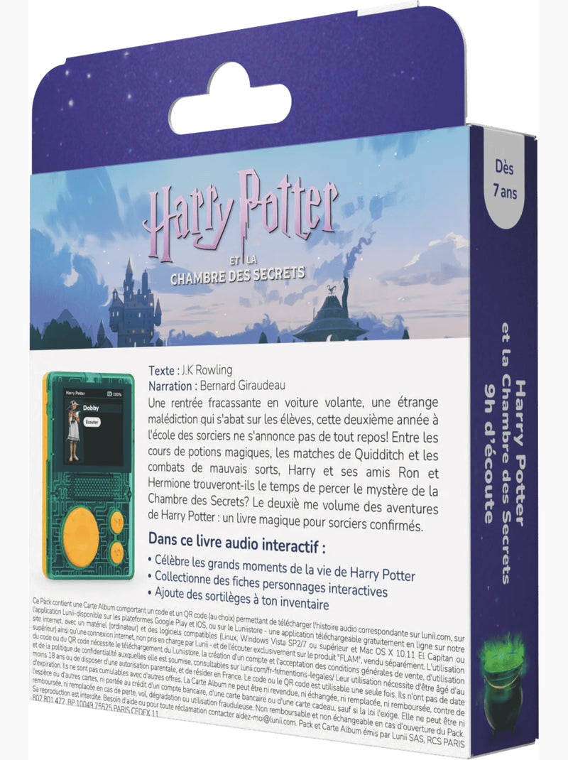 Lunii - harry potter tome 2 la chambre des secrets (9 heures d'écoute) N/A - Kiabi