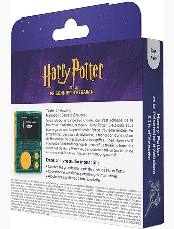 Lunii - harry potter tome 3 le prisonnier d'azkaban (11 heures d'écoute)