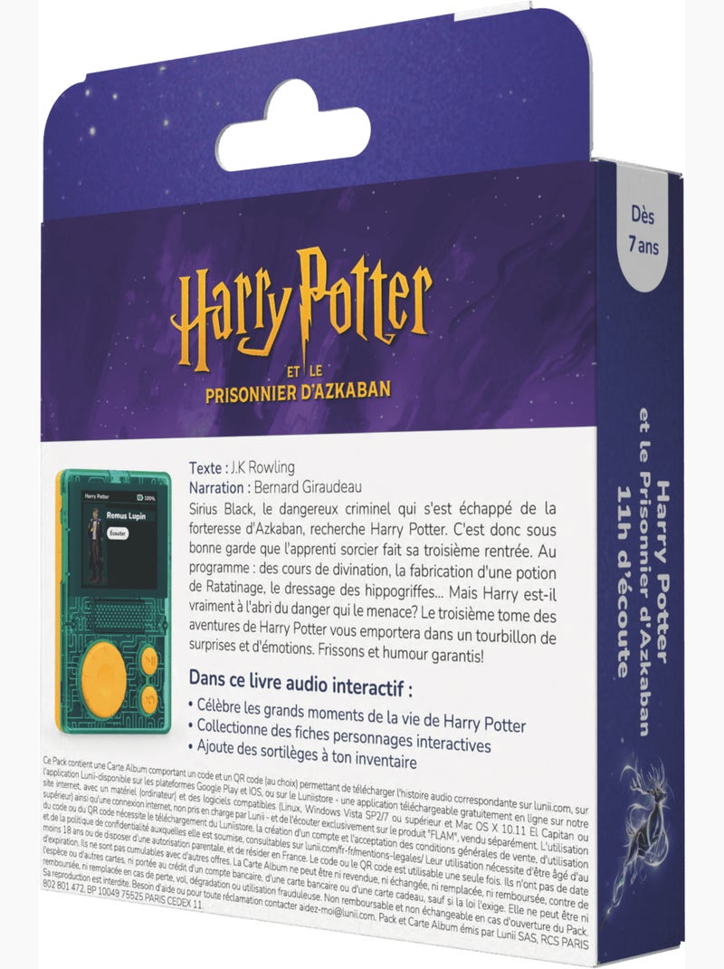 Lunii - harry potter tome 3 le prisonnier d'azkaban (11 heures d'écoute) N/A - Kiabi