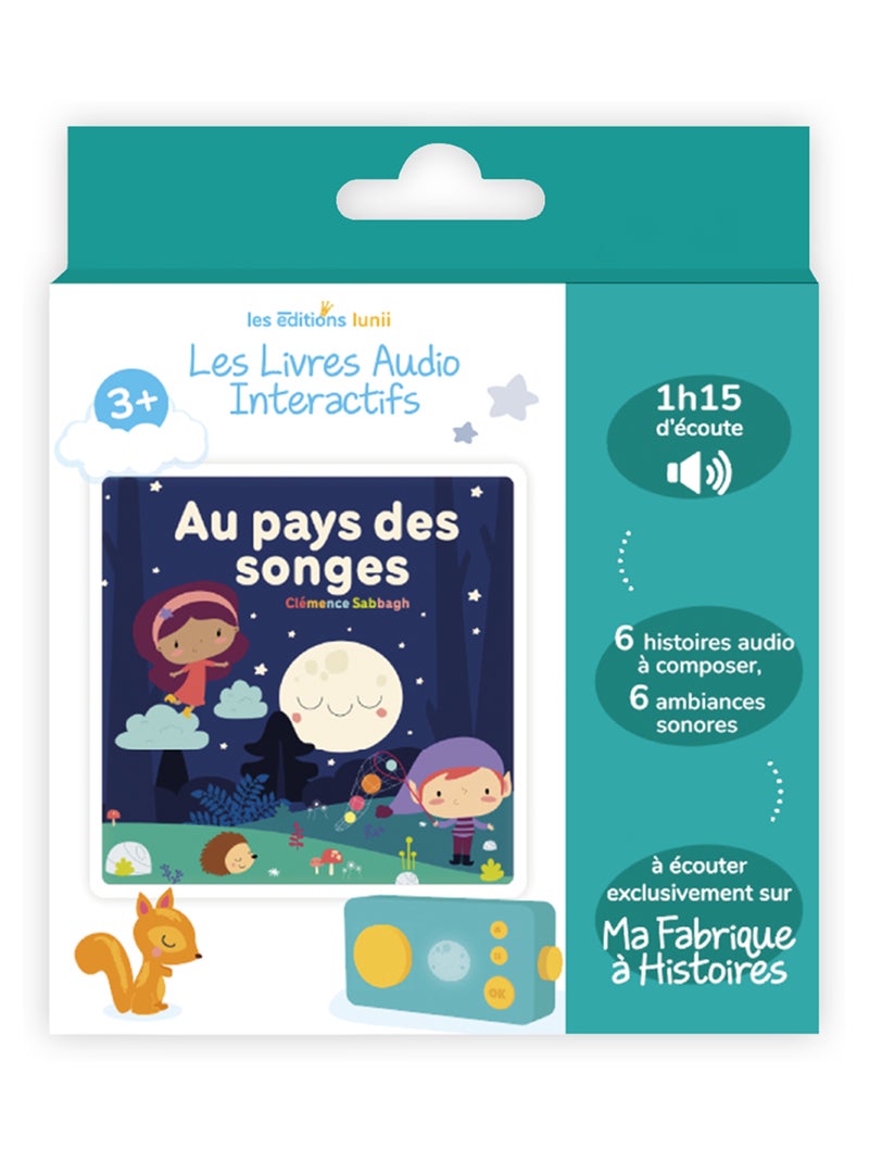 Lunii - Livre audio Au pays des songes - dès 3 ans pour Ma Fabrique à Histoires et FLAM Multicolore - Kiabi