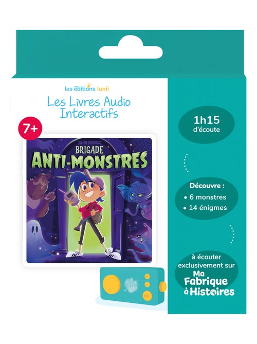 Lunii - Livre audio Brigade anti-monstres - dès 7 ans pour Ma Fabrique à Histoires et FLAM - Kiabi