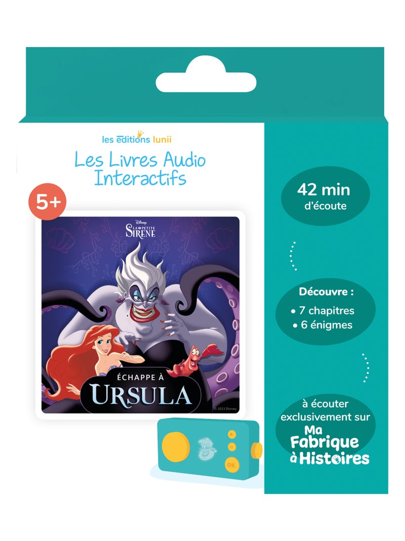 Lunii - Livre audio Défi vilain : Echappe à Ursula - dès 5 ans pour Ma Fabrique à Histoires et FLAM Multicolore - Kiabi
