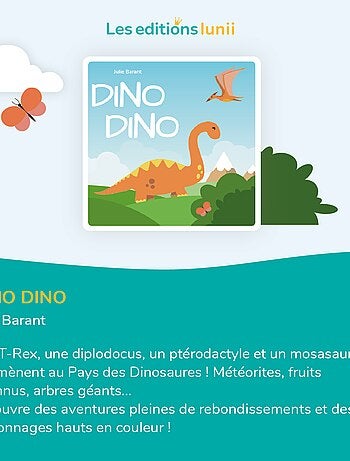Lunii - Livre audio Dino Dino - dès 3 ans à écouter sur Ma Fabrique à Histoires et FLAM