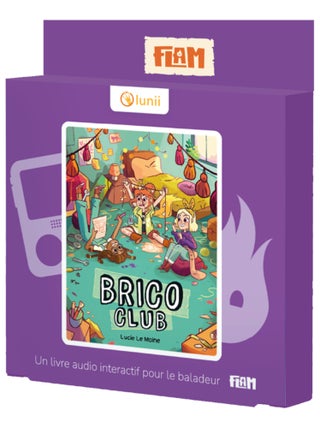 Lunii - Livre audio interactif Le brico-club - dès 7 ans à écouter exclusivement sur FLAM