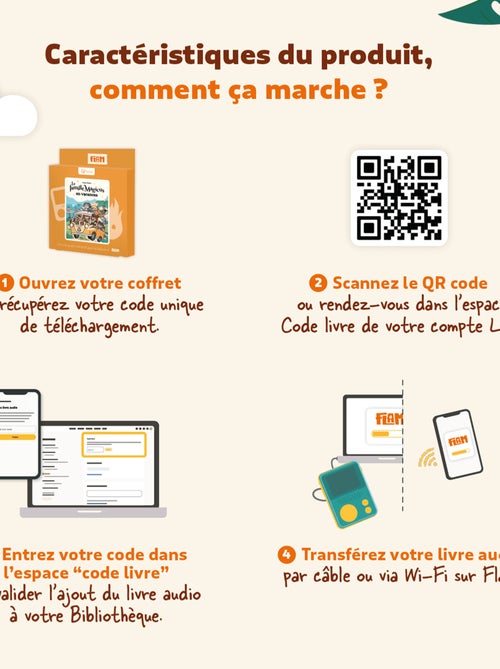 Lunii - Livre audio interactif Panique Robotique - dès 9 ans à écouter exclusivement sur FLAM - Kiabi