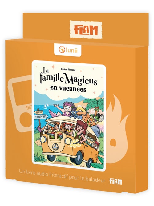 Lunii - Livre audio La famille Magicus part en vacances - dès 7 ans à écouter exclusivement sur FLAM - Kiabi