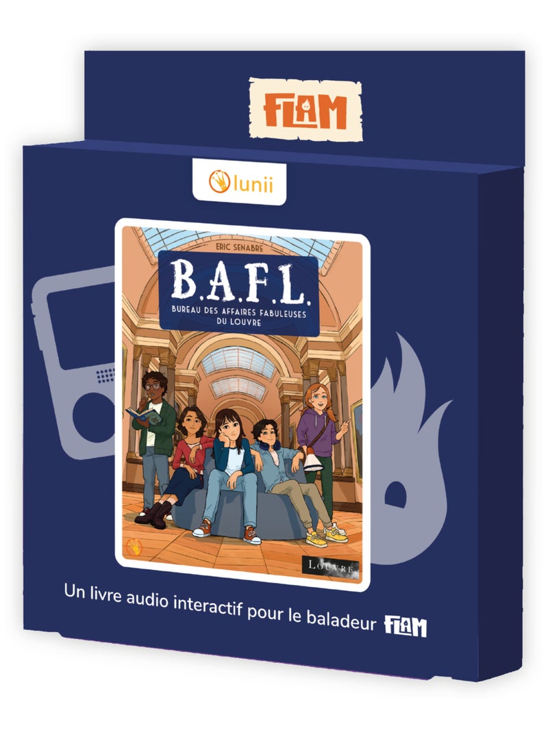 Lunii - Livre audio Le Bureau des Affaires Fabuleuses du Louvre - dès 9 ans à écouter sur FLAM Multicolore - Kiabi