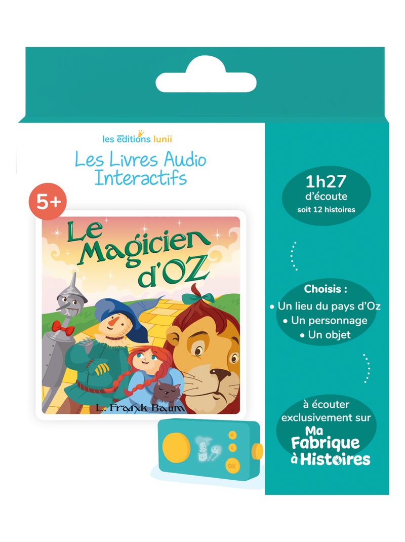 Lunii - Livre audio Le Magicien d'Oz - dès 5 ans à écouter sur Ma Fabrique à Histoires et FLAM Multicolore - Kiabi