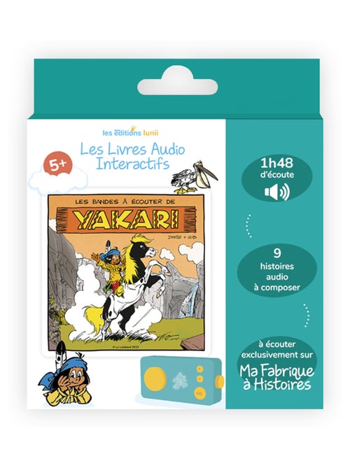 Lunii - Livre audio Les bandes à écouter de Yakari - dès 5 ans pour Ma Fabrique à Histoires et FLAM - Kiabi