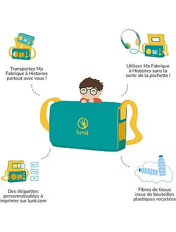 Lunii - Ma Pochette Lunii - Housse de Transport pour Ma Fabrique à Histoires