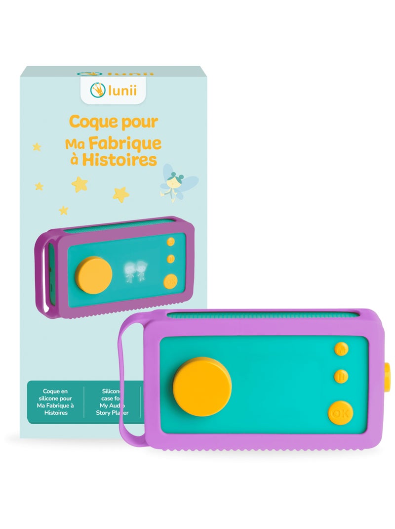 Lunii - Odile - Coque de protection officielle en silicone pour Ma Fabrique à Histoires Violet - Kiabi