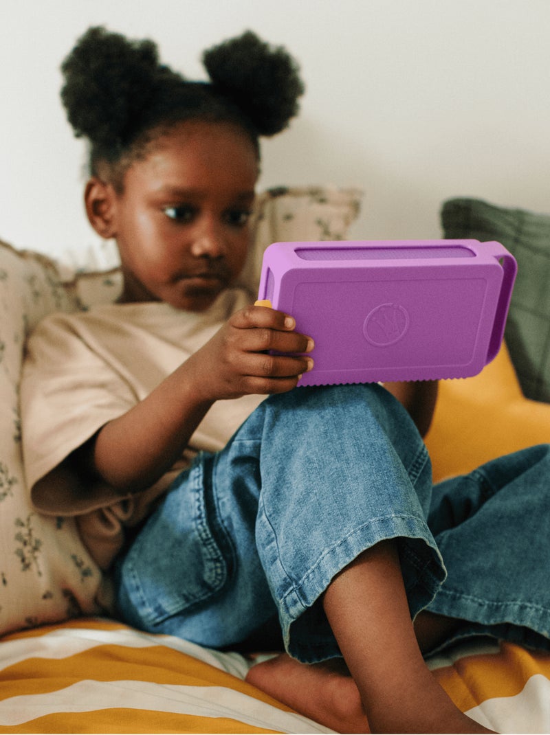 Lunii - Odile - Coque de protection officielle en silicone pour Ma Fabrique à Histoires Violet - Kiabi