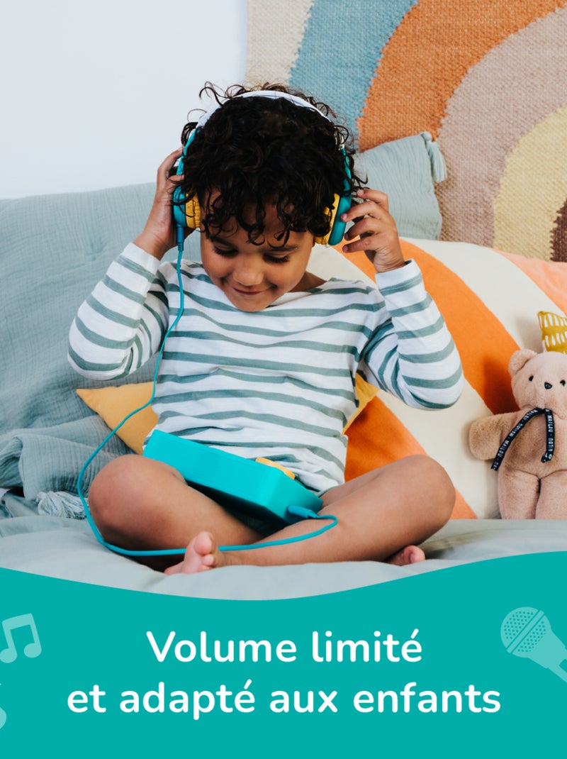 Lunii - Pack accessoires pour Ma Fabrique à Histoires - Casque audio Octave et Coque Odile Jaune Jaune - Kiabi