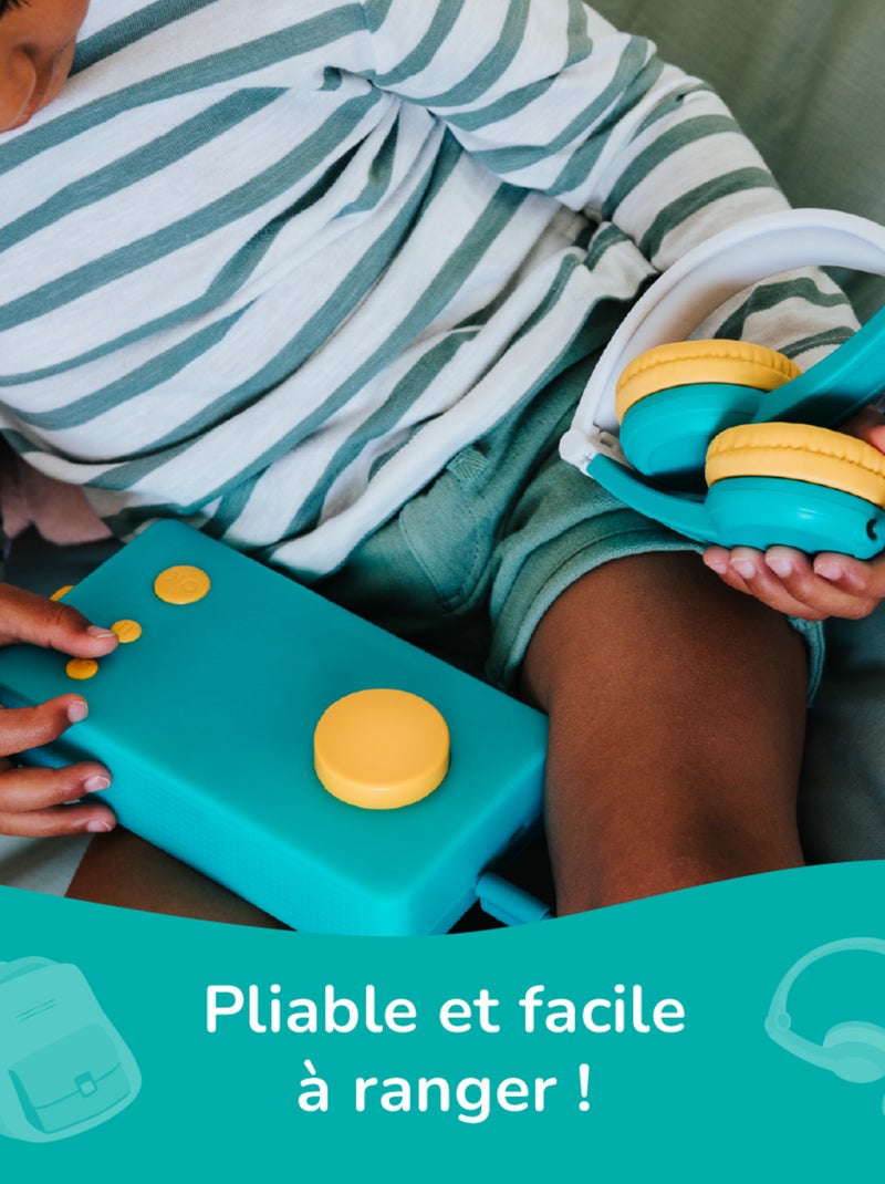 Lunii - Pack accessoires pour Ma Fabrique à Histoires - Casque audio Octave et Coque Odile Verte Vert - Kiabi