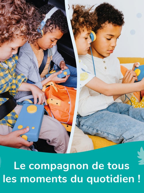 Lunii - Pack de Voyage Ma Fabrique à Histoires et Casque audio Octave – dès 3 ans - Kiabi