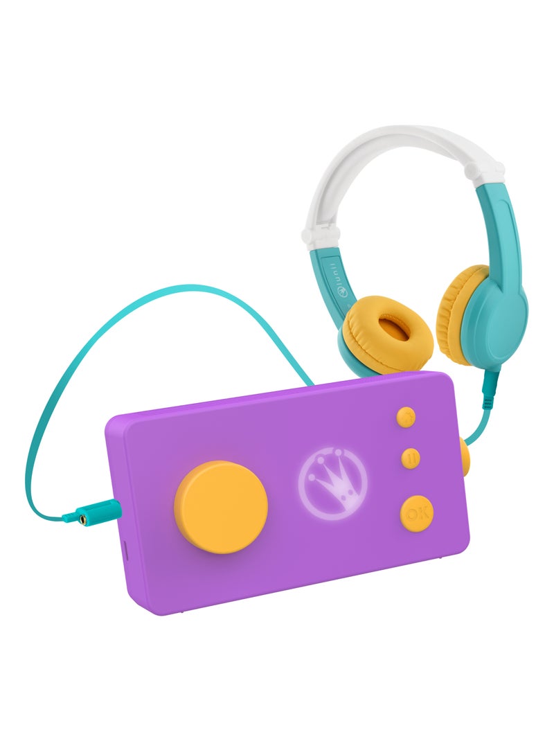 Lunii - Pack de Voyage Ma Fabrique à Histoires et Casque audio Octave – dès 3 ans Violet - Kiabi