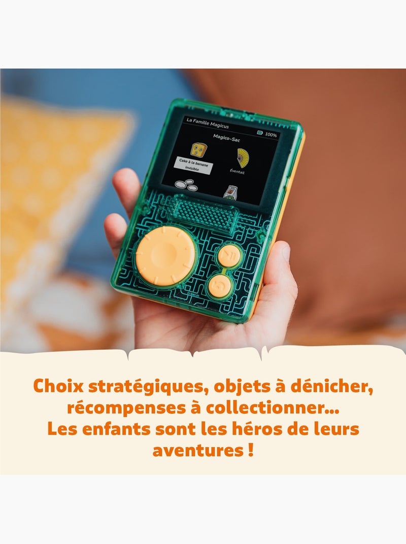Lunii - Pack FLAM avec coque verte - Baladeur audio 7-11 ans, 2h45 d'histoires incluses N/A - Kiabi