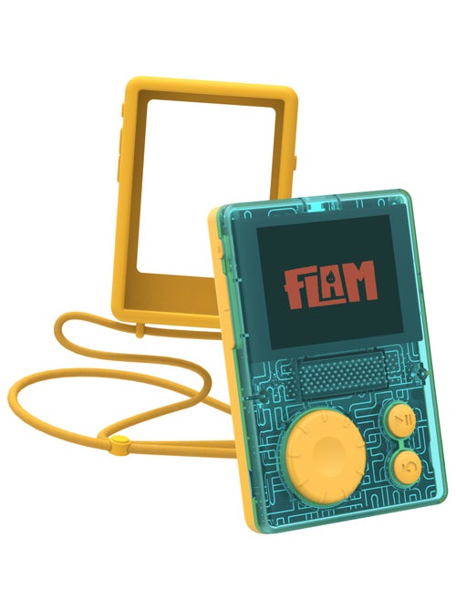 Lunii - Pack FLAM baladeur audio + Coque antichocs officielle Jaune – pour enfant dès 7 ans - Kiabi