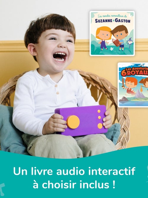 Lunii - Pack Voyage Ma Fabrique à Histoires Violette et son Casque audio assorti Violet - Kiabi