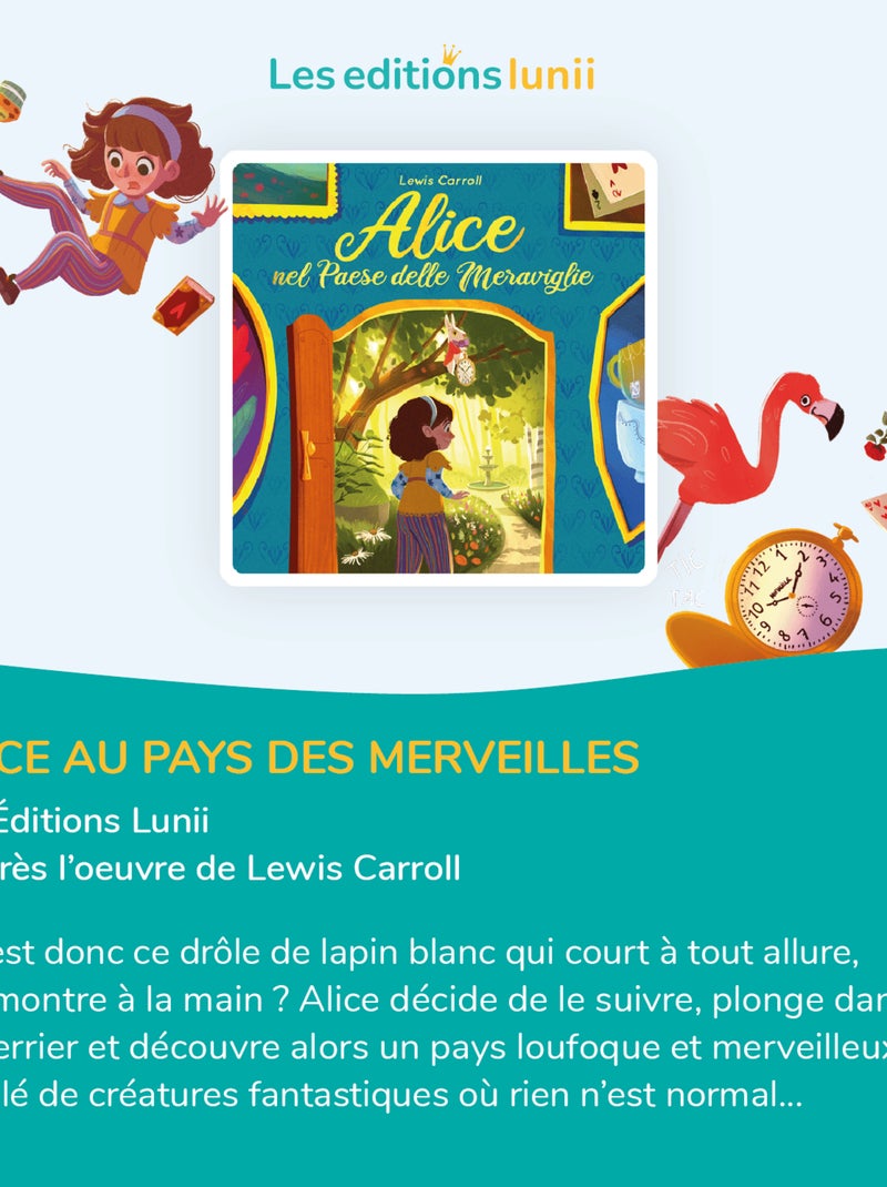 Lunii – Coffret Alice au pays des merveilles – Livre audio dès 5 ans Multicolore - Kiabi