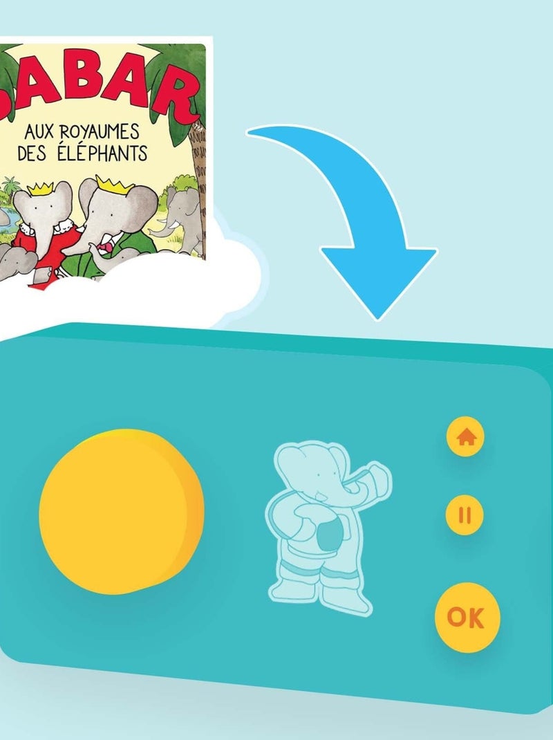 Lunii – Coffret Babar aux Royaumes des Éléphants – Livre audio dès 3 ans Multicolore - Kiabi