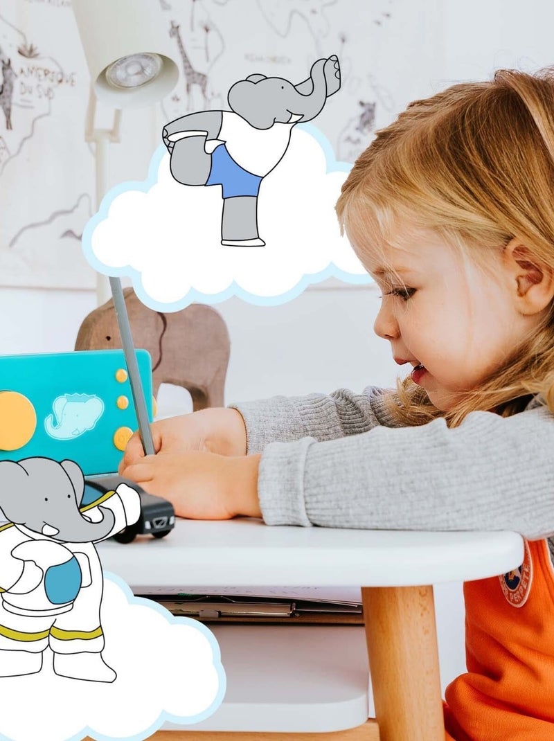 Lunii – Coffret Babar aux Royaumes des Éléphants – Livre audio dès 3 ans Multicolore - Kiabi